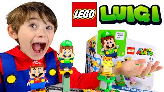 Lego Luigi Unboxing Build And Playyyy 