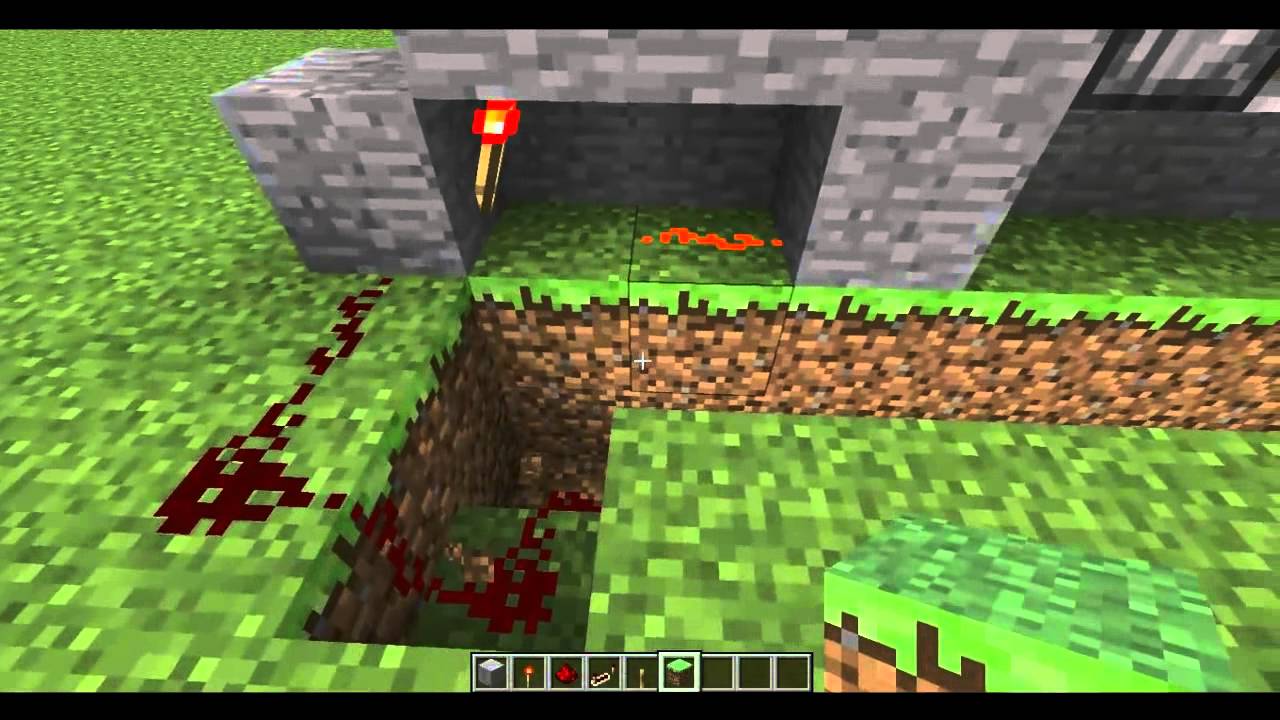 Minecraft Tutorial How To Build A Piston Moved Curtain 1 2 5