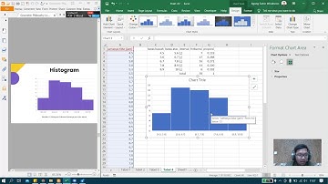 Penyajian Data Kontinu - Membuat Histogram Menggunakan Microsoft Excel