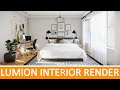 lumion interior render- lighting effects and settings tutorial (part 4-noon light)