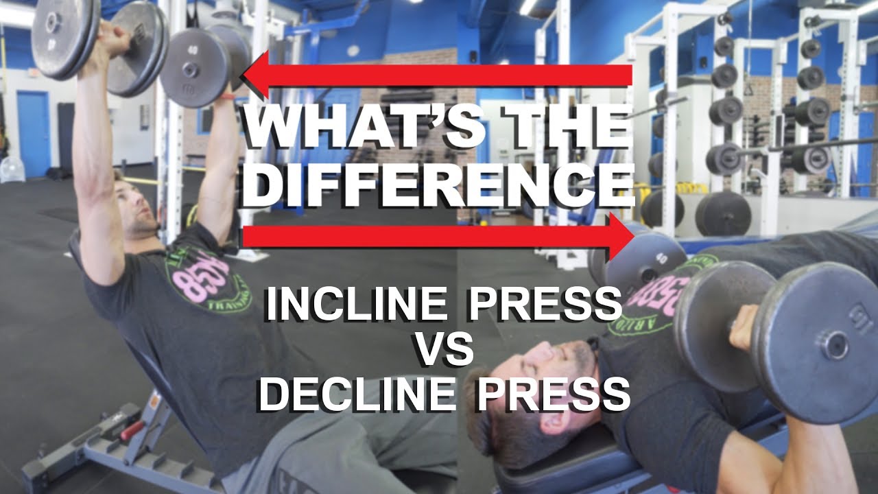 Incline Press Vs Decline Press Whats The Difference Youtube