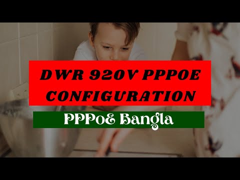 DWR 920V PPPoE Configuration