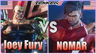 Tekken 8 ▰ Joey Fury (Jack-8) Vs NOMAR (Rank #1 Eddy) ▰ Ranked Matches!