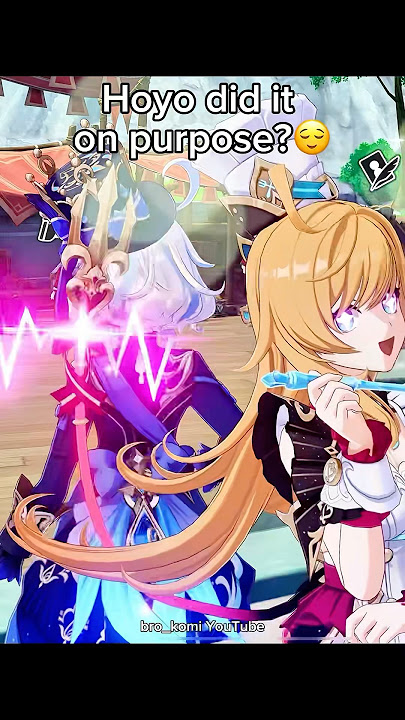 This small detail is so cute✨ #furina #escoffier #genshin #genshinimpact