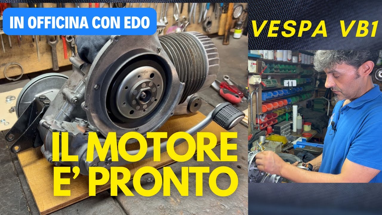 Vespa VB1 - Il motore è pronto