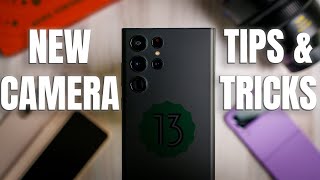 NEW Galaxy S22 Ultra Camera Tips and Tricks - One UI 5 Features!