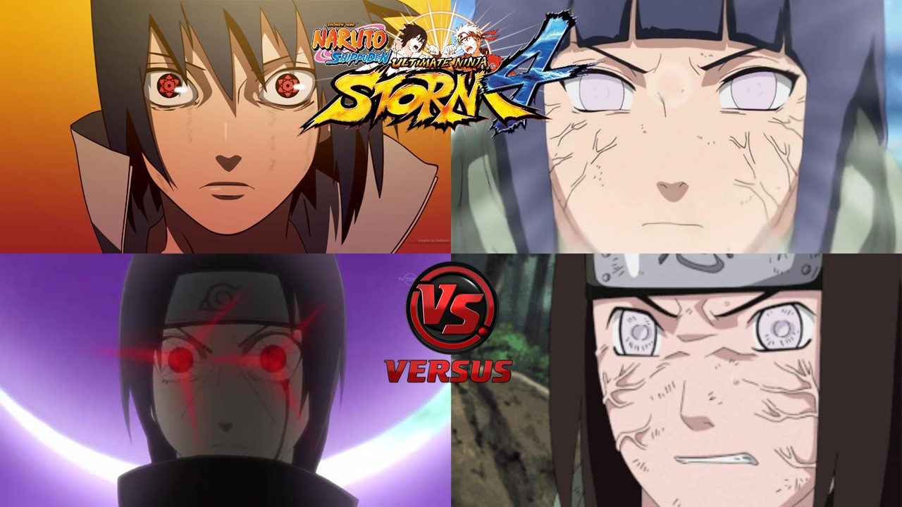 Sasuke E Itachi Vs Hinata Y Neji Sharingan Vs Byakugan Nsuns4 Road To Boruto Latino