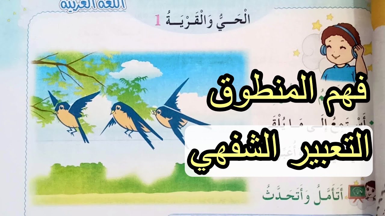 فهم المنطوق والتعبير الشفهي الحي القرية(1) السنة الثانية ابتدائي