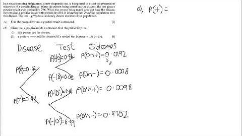 WJEC S1 2013 January Q7 Tree Diagrams Solution