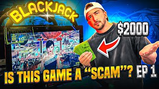 Attempting To Beat the “WORST” Games In The Casino… | EP 1: Virtual Blackjack screenshot 4