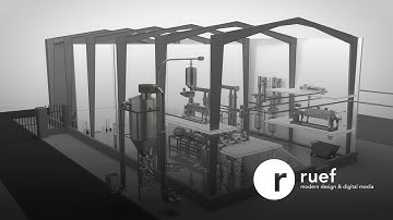 3d animation for extraction equipment manufacturer (Precision Extraction Solutions Facility)