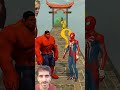 GTA V  Kiss Run Spider-man vs bad Hulk | baad hulk #shorts #trending #viral #hulk #viralhulk