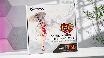 Main đẹp cho anh em Wibu! Gigabyte B850M AORUS ELITE WIFI7 ICE P