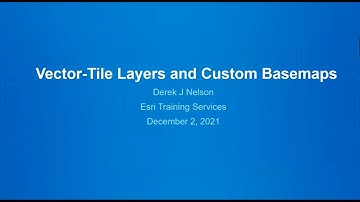 TECH talk: Customizing Vector Base Maps for ArcGIS