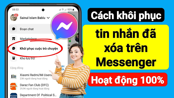 Hướng dẫn khôi phục tin nhắn facebook