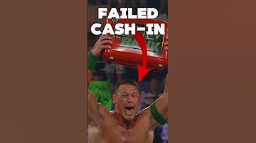 When John Cena FAILED his cash in  #wwe #wrestling #shorts