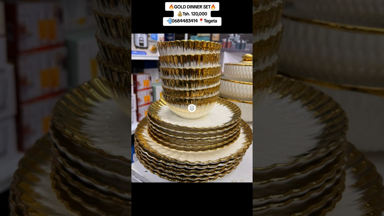 Gold Dinner Set
