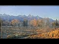 SeeJH.ai: Sunset Timelapse at Dornan's in Grand Teton National Park - October 23, 2025
