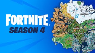 Fortnite Chapter 4 Season 4 Map REVEALED!