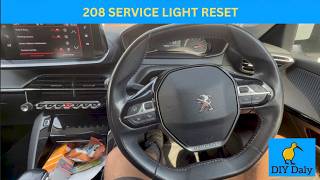 2021 Peugeot 208 service light reset