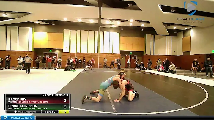 MS BOYS 114 Brock Fry Western Colorado Wrestling C...