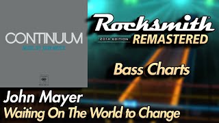 John Mayer - Waiting On The World to Change | Rocksmith® 2014 Edition | Bass Chart