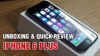 iphone 6 plus  Space Grey - unboxing and quick review