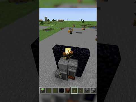 Compact Automatic Nether Portal for Minecraft [Java 1.17]