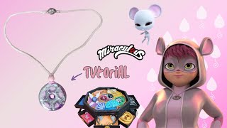 Mouse Miraculous DIY | Poly / Multi Mouse charged necklace Tutorial |Mullo Kwami from Miraculous box
