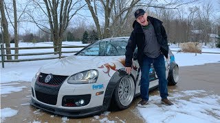 Bagged Widebody MK5 GTI TRIGGERS OLD MAN! | Shop Gear - Episode 3