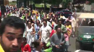06-07-2025 Satuarday Ratha-Yatra in down town Atlanta from Iskcon Temple.
