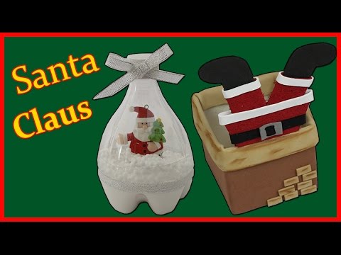 chimenea santa claus decoracion de navidad santa claus botellas de plastico chimenea santa claus decoracion de navidad santa claus botellas de plastico