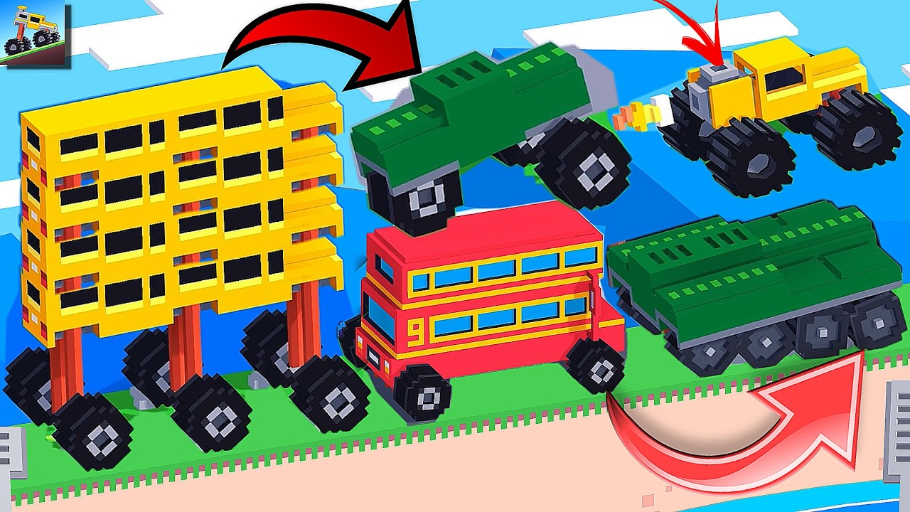 New Best New Live-Fancade-Train,Plane,Ant Car,Big Wheel,Big Car Drive Mad.New Lavels Gameplay DF60