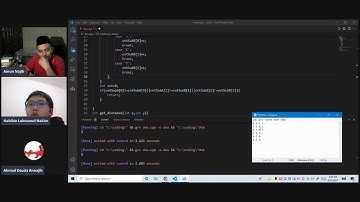 Dzuizz & Habibie continue learning Informatics Olympiad