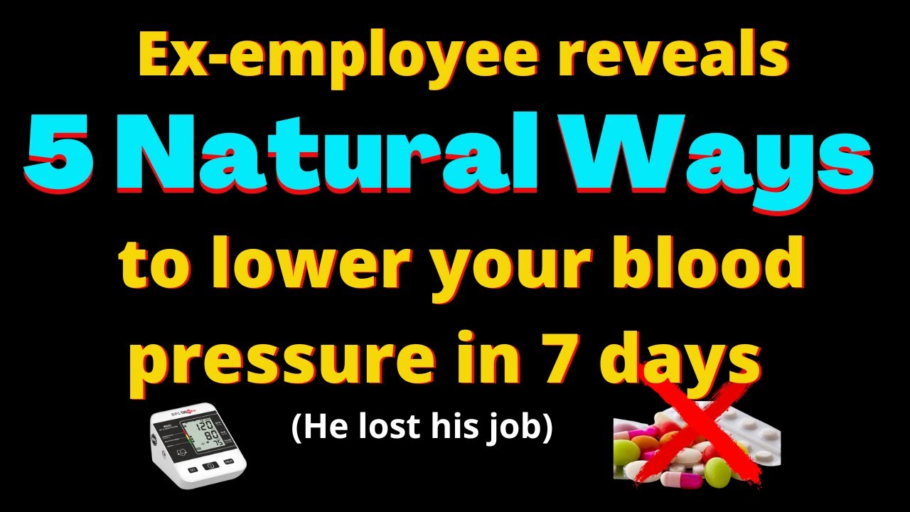 5 Natural Ways To Lower Blood Pressure Stable Blood Pressure YouTube 5-natural-ways-to-lower-blood-pressure-stable-blood-pressure-youtube