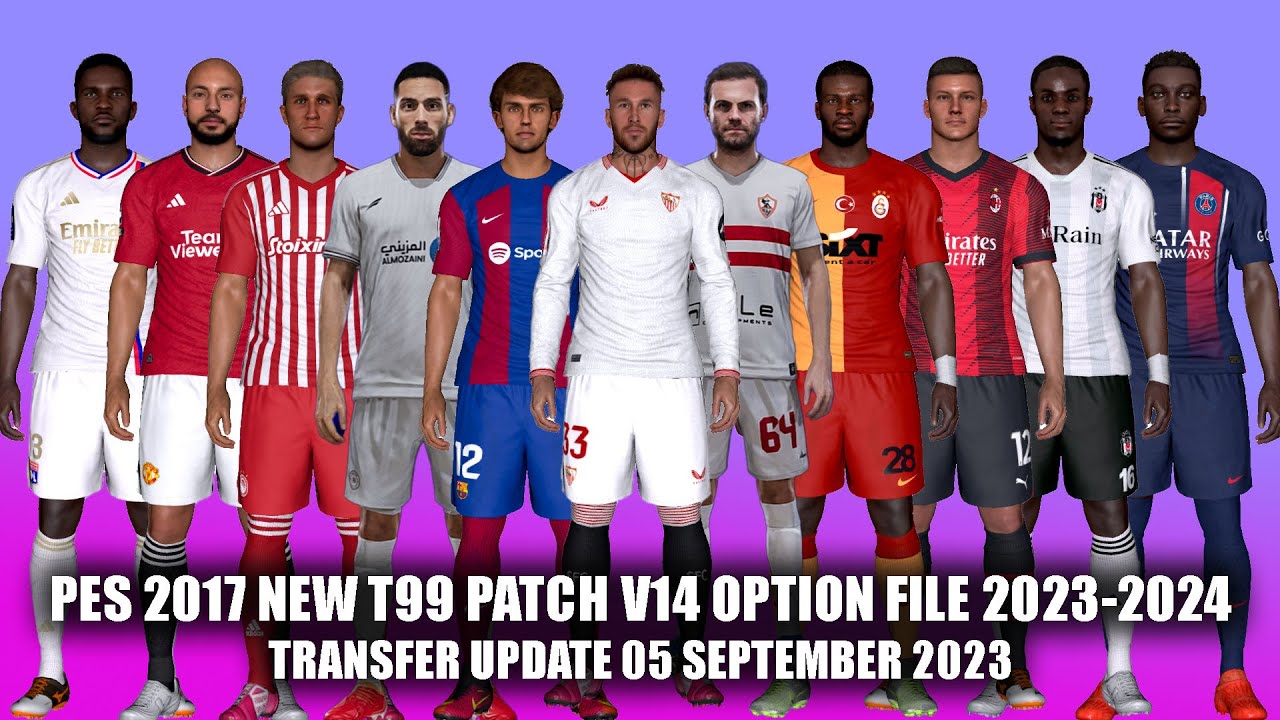 PES 2017 Latest Full Patch [ t99 Patch v.12 ] - Tech Guruz GH