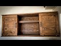 Sliding Door Cabinet From Scrap Wood