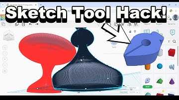 Using Tinkercad Sketch Tool To Make Smooth Shapes...But...There