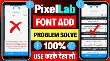 😱 Pixellab Font Add Problem ✅| Pixellab Me Font Kaise Add Kare | How To Add Font In Pixellab