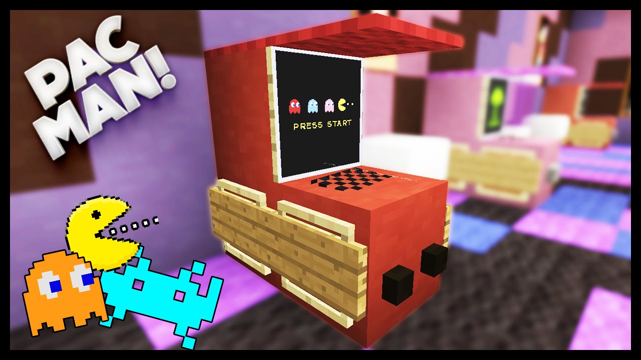 Minecraft - How To Make An Arcade Machine - YouTube
