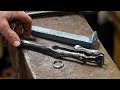 Making a vise from a nail