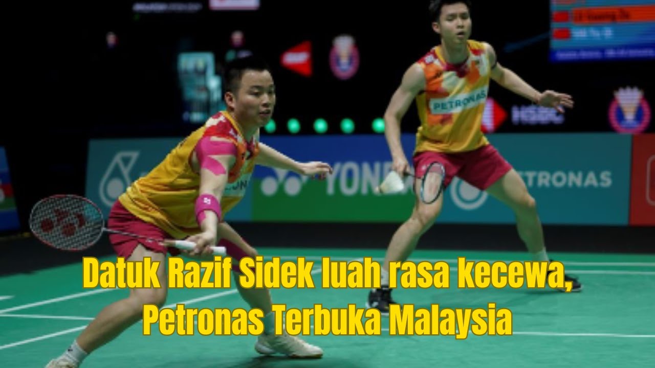 Datuk Razif Datuk Razif Sidek luah rasa kecewa, Petronas Terbuka Malaysia - YouTube
