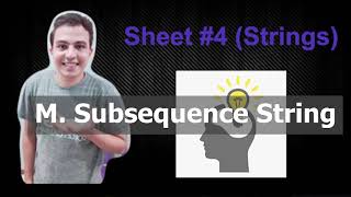 M. Subsequence String