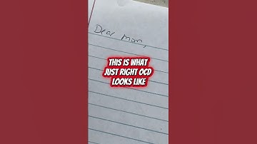 This is what Just Right OCD looks like