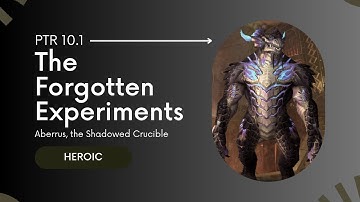 Heroic The Forgotten Experiments - Aberrus, the Shadowed Crucible - 10.1 PTR - Vengeance DH POV
