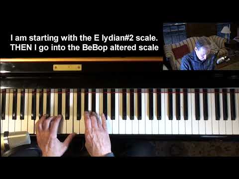 My Altered BeBop scale 🎹 practiced and explained