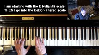 My Altered BeBop scale 🎹 practiced and explained