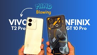 Shocking Result 😲 VIVO T2 Pro vs Infinix GT 10 Pro | D7200 vs D8050