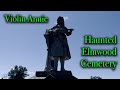 THE LEGEND OF VIOLIN ANNIE, at Haunted Elmwood Cemetery, in Centralia, Illinois. Viewing old stones.