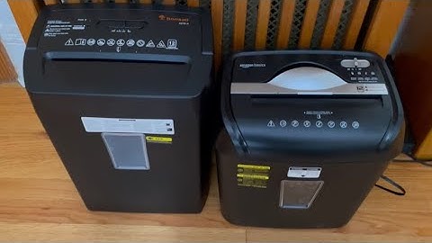Bonsaii Vs Amazon Basics 12-Sheet Shredder Comparison  - Which is the Best?